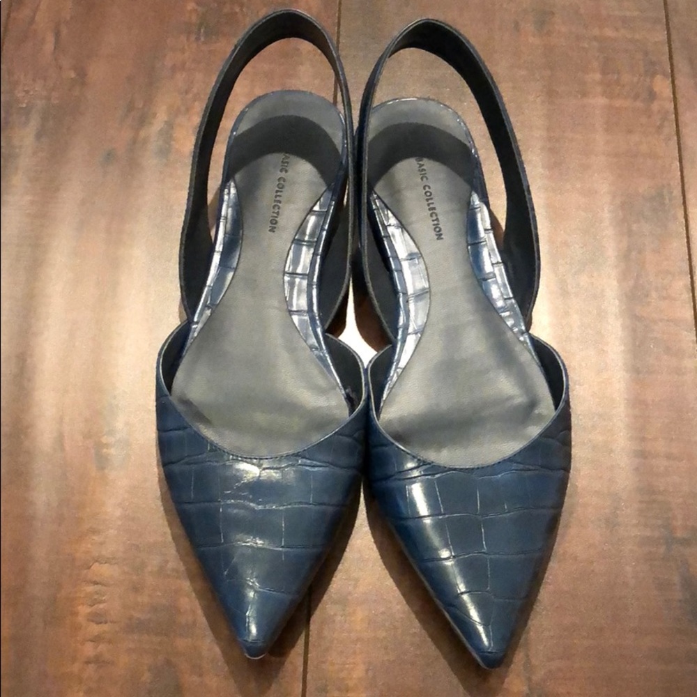 Zara Navy Blue Sandals